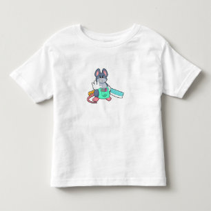 Mouse as Hairdresser with Scissors & Comb Toddler T-shirt