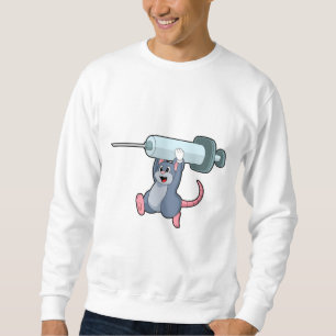 Mouse as Nurse with Syringe.PNG Sweatshirt