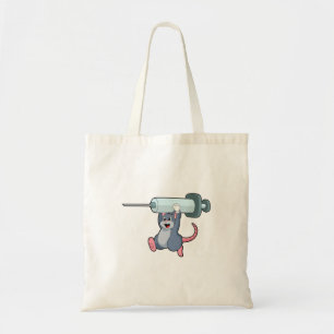 Mouse as Nurse with Syringe.PNG Tote Bag