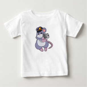 Mouse as Police officer with Police hat Baby T-Shirt
