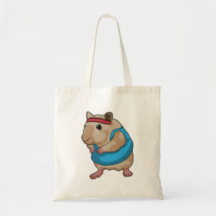 Mouse as Runner with Headband Tote Bag