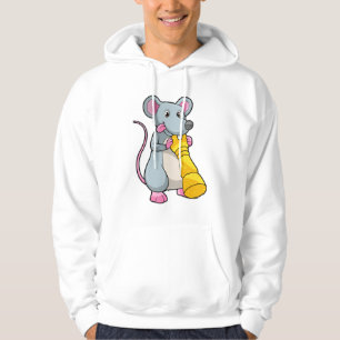 Mouse at Chess with Chess piece Pawn Hoodie