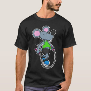 Mouse at Fitness with Rope T-Shirt