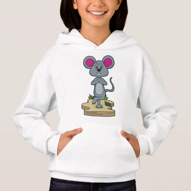 Mouse at yoga (Devant)