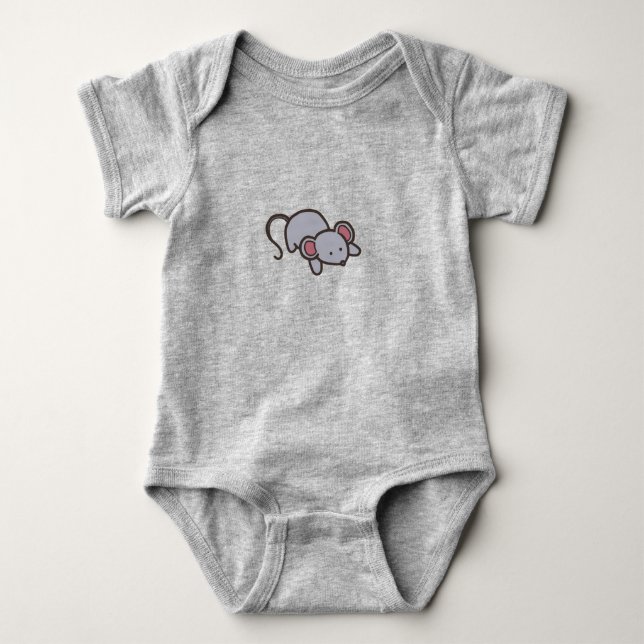 Mouse Baby Bodysuit (Front)