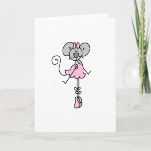 Mouse Ballerina Two Card