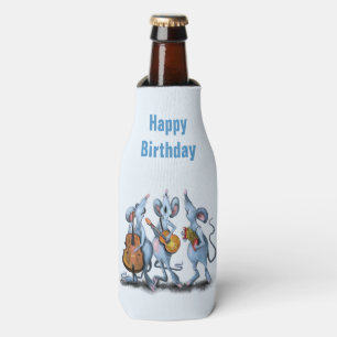Mouse Band Bottle Cooler Happy Birthday To You