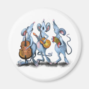 Mouse Band Magnet Music Party