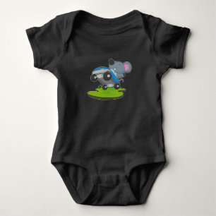 Mouse Car Baby Bodysuit