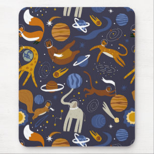 Mouse Carpet Collection Animals Outer Space Pad
