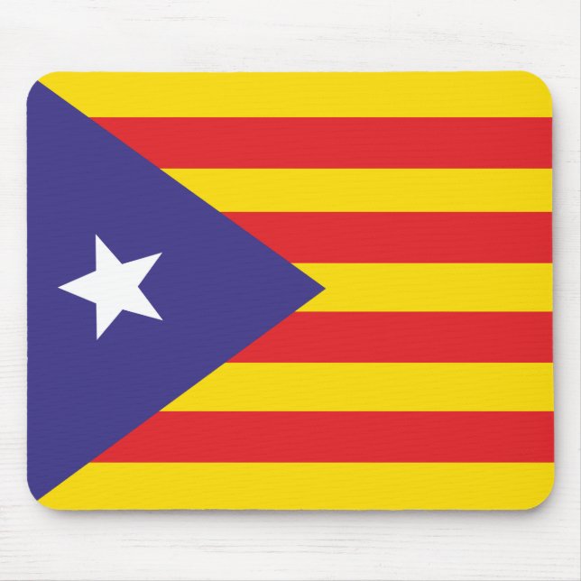 Mouse Carpets Catalan Independence Flag Pad (Front)