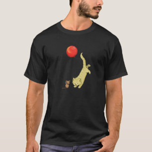 Mouse Cat And Balloon T-Shirt