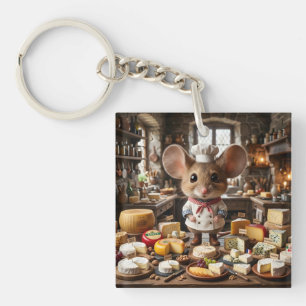 Mouse Cheesemaster Keychain
