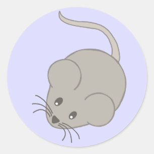 Mouse Classic Round Sticker