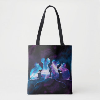 Mouse Cosmos Shopping Errand Sac fourre-tout
