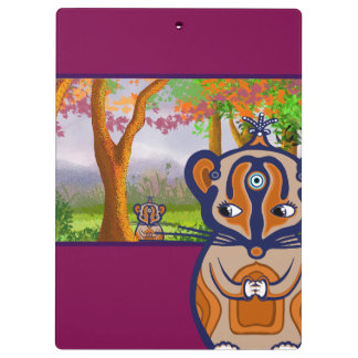 Mouse critter in the forrest clipboard