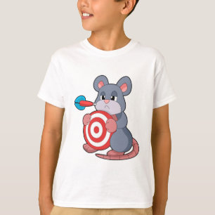 Mouse Darts Dart Dartboard T-Shirt