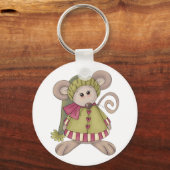 Mouse Dressed Up Keychain (Front)