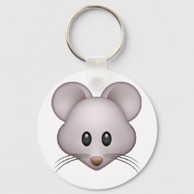 Mouse - Emoji Keychain (Front)