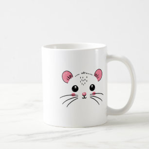 Mouse Face Costume Girl Boy Birthday Mouse Hallowe Coffee Mug