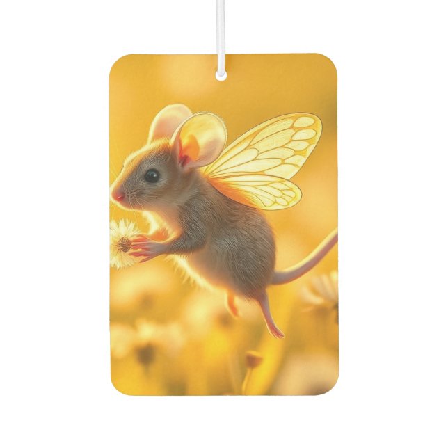 Mouse Fairy in the garden Air Freshener (Front)