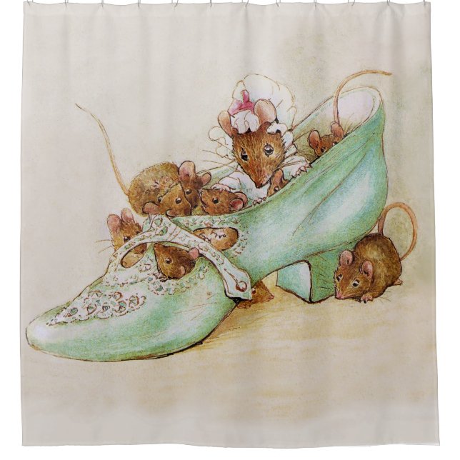 Mouse Family in a Shoe by Beatrix Potter (Front)