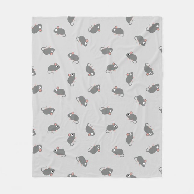 Mouse Fleece Blanket (Front)