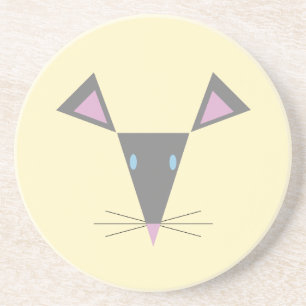 Mouse head coaster