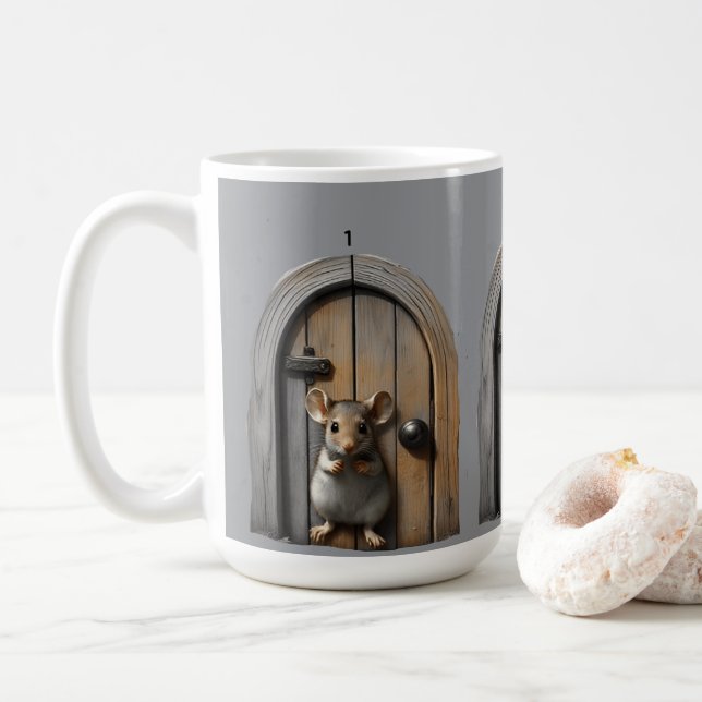 MOUSE HOLE COFFEE MUG (With Donut)