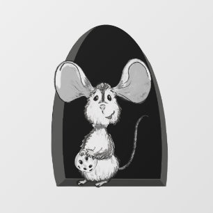 Mouse Hole with Cookie Window Cling