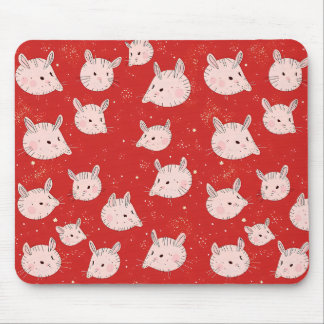 Mouse Illustration Pattern Pad