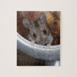 Mouse in a teapot jigsaw puzzle