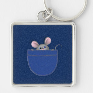 Mouse in Pocket Keychain