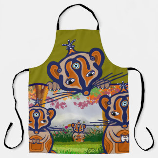 Mouse in the field apron