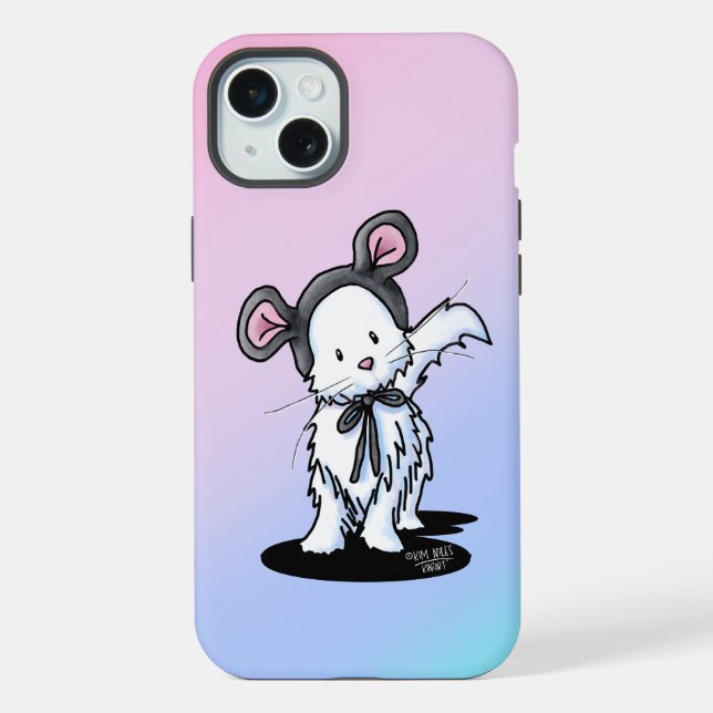 Mouse Kitty KiniArt iPhone Case (Back)