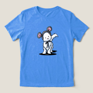 Mouse Kitty KiniArt T-Shirt Tri-Blend Shirt