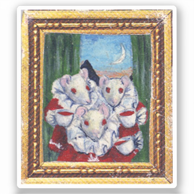 Mouse Lair Painting from Blood Tea and Red String (Front)