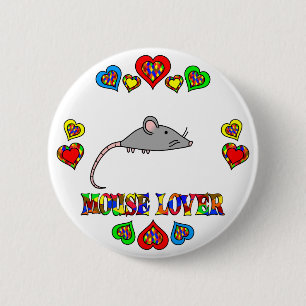 Mouse Lover 2 Inch Round Button