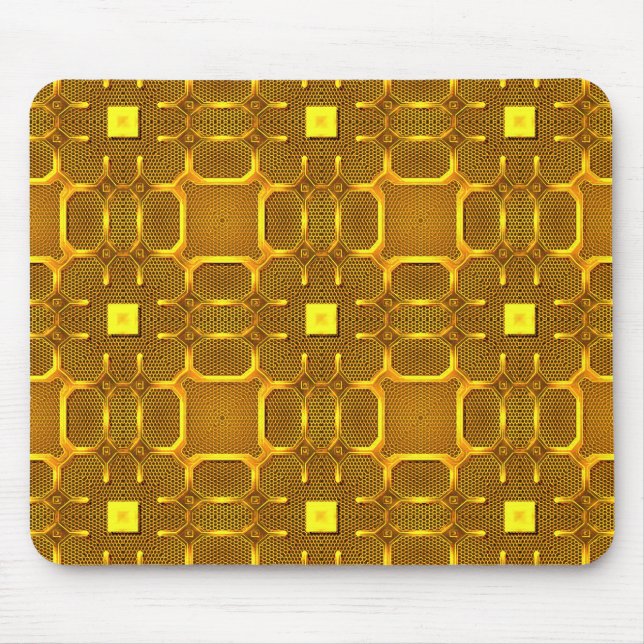 Mouse mat ReBeToN Gold Line 001 (Front)