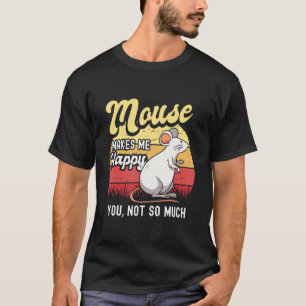 Mouse Mice Rat Gerbil Maus Ratón Pet Rodent Men Wo T-Shirt