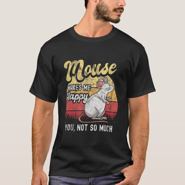 Mouse Mice Rat Pet Rodent Men Women Kids Gerbil Ma T-Shirt (Front)
