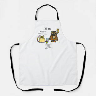 Mouse & Monkey Apron