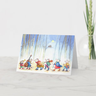 Mouse Music Band - Children's Greeting Card