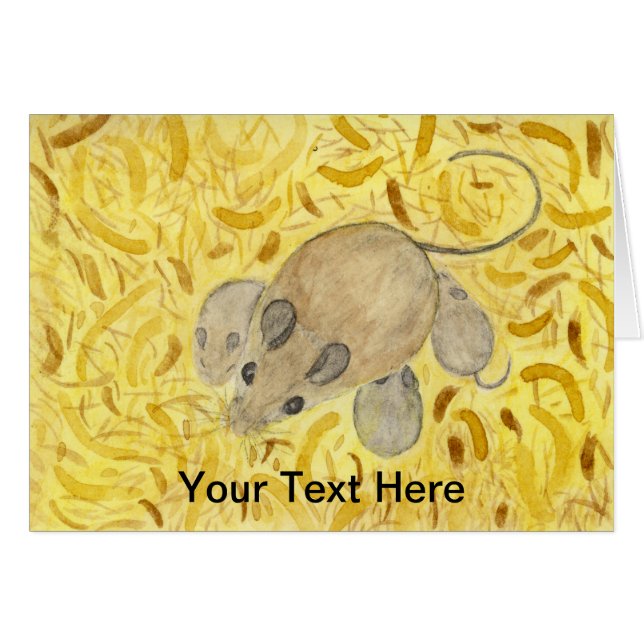 Mouse Nest Watercolor (Front Horizontal)