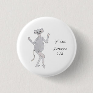 Mouse Nutcracker Keepsake Button