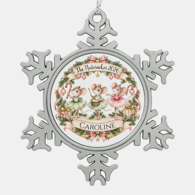 Mouse Nutcracker Ornament (Front)