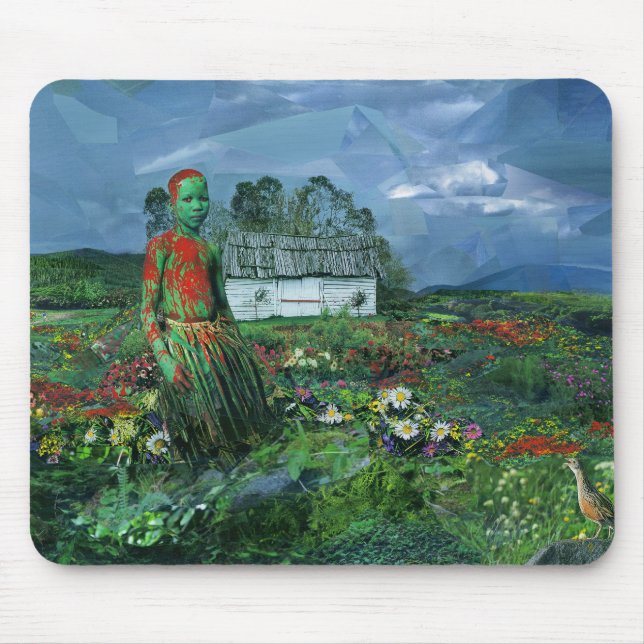 Mouse Pad 3 with Rachel Dolezal Art (Front)