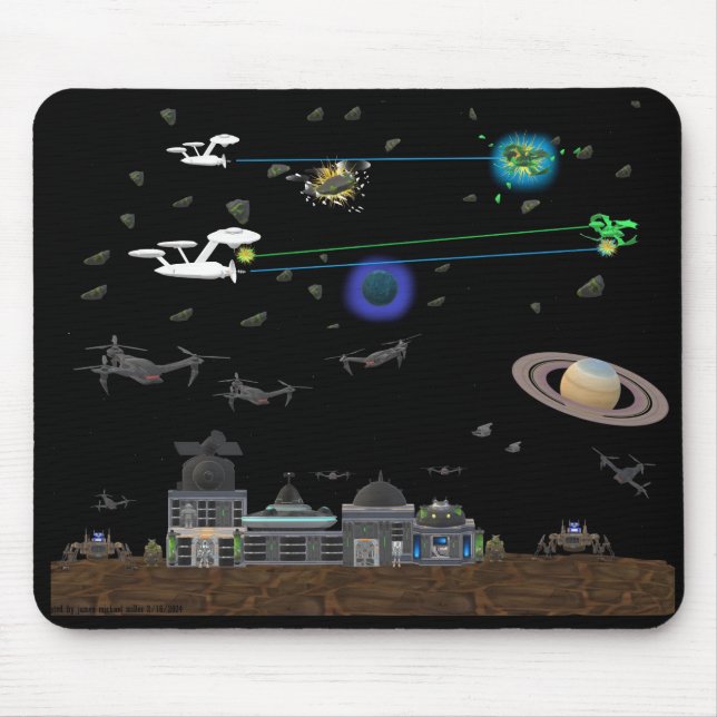 mouse pad by James Michael Miller 3/10/2024 (Front)