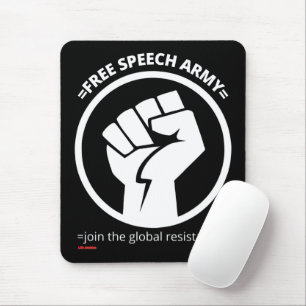 mouse pad "FREE SPEECH ARMY"