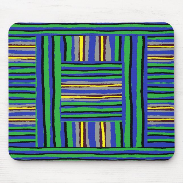 Mouse Pad Kente Stripes (Front)